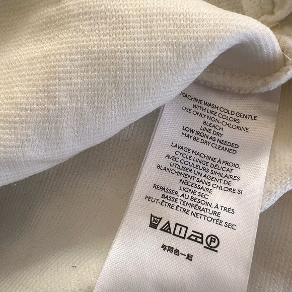 Anthropologie Cream Mini Dress with Black Accents - Picture 13 of 16